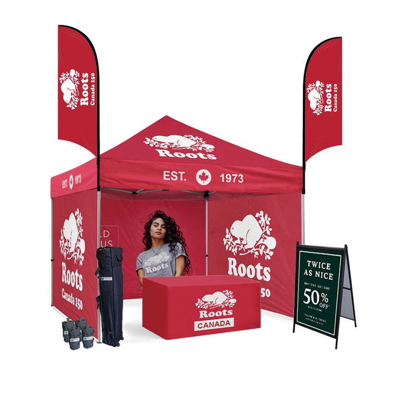 Custom Printed Trade Show Advertising Canopy Tents Roof Summer Exhibition Promotion Display